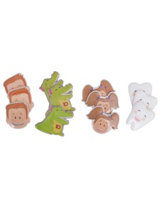 Espejo Mini Funny Mirror, Mollie, Mía, Drila y Gus 12 Unidades Surtido Bader