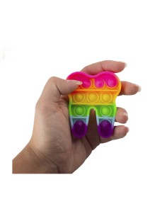 PopitDent Juguete Antiestrés con Forma Molar 20 unidades Bader 2