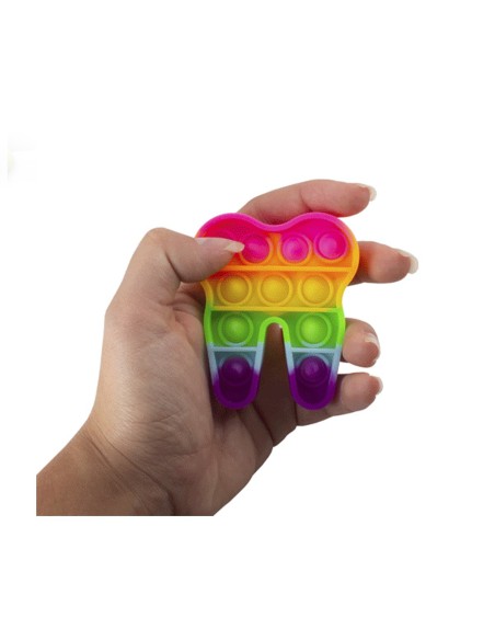 PopitDent Juguete Antiestrés con Forma Molar 20 unidades Bader