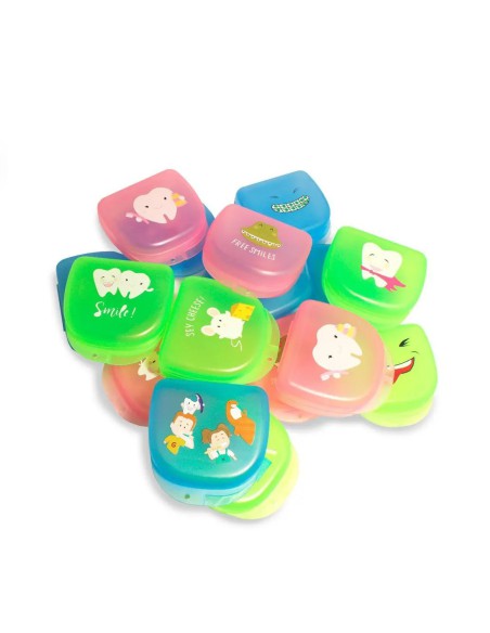 Cajas para Ortodoncia 3 Colores, Surtido 24 uds Bader