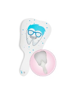 Espejo de Mano Dental Molar con Ortodoncia 1 unidad Azul Kike Toys
