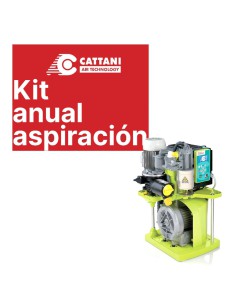 Kit Mantenimiento Anual Aspiración Micro Smart con Separador ISO 6 Cattani