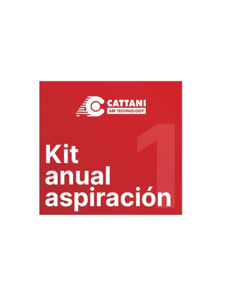 Kit Mantenimiento Anual Aspiración Turbo Smar con Separador ISO 18 Cattani