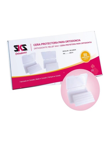 Cera protectora para Ortodoncia 50 cajas de 5 barras