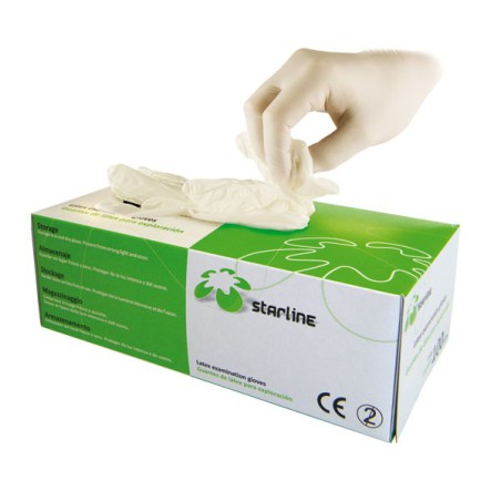 Guantes de Látex Empolvados Starline
