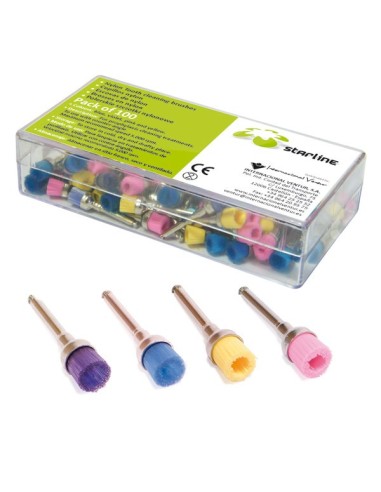 Cepillo Profilaxis Nylon Colores