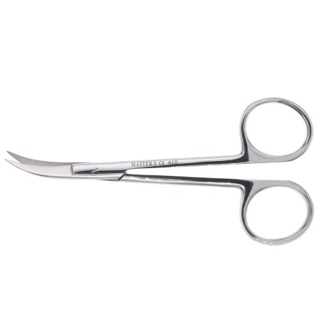 Tijera Iris de Cirugía Curva Angulada