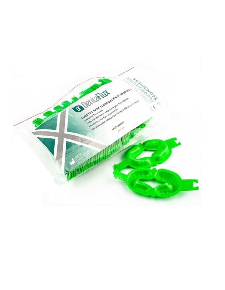 Cubeta para Flúor Doble Mediana, Eco, Bolsa 50 unidades Dentaflux