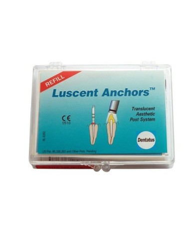 Luscent Anchors Postes de Fibra de Vidrio Caja 15 unidades Dentatus