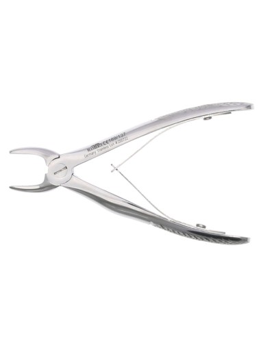 Fórceps de incisivos superiores de punta fina.