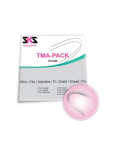 Arcos TMA Beta Titanio Rectangular Oval Form, Europa SKS Ortho