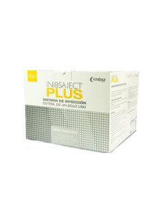 Agujas Dentales Inibsaject Plus 27G 0,40x35mm Larga, Estériles 100u