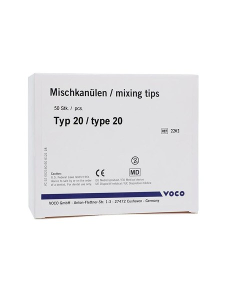 Puntas de Mezcla Tipo 20 Bolsa 50 uds Reposición VOCO