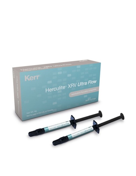 Herculite XRV Ultra Flow Composite Fluido Jeringa Reposición 4g Kerr Hawe