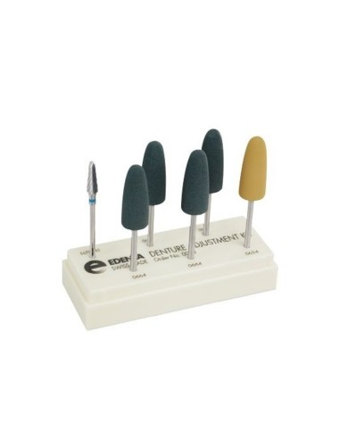 Kit Pulidores Prótesis Móvil Caja 6 uds Katia