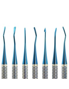 Kit Luxadores Extracción Microcirugía Inox Titanio 7 Instrumentos Masters 2