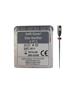 Verificadores Soft Core Reposición Caja 6 uds Kerr Hawe