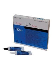 Life Fast Set Cemento de Hidróxido de Calcio 12gr + 12gr Kerr Hawe