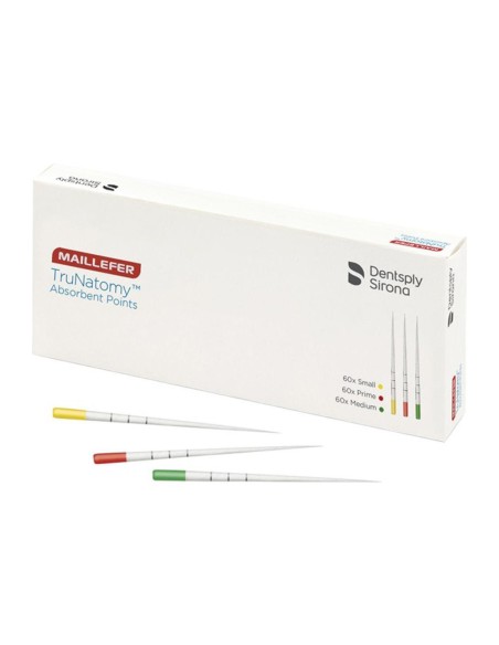 Puntas de Papel Absorbente TruNatomy Caja 180 uds Maillefer