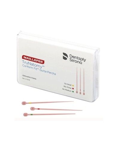 Puntas Gutapercha TruNatomy Conform Fit Caja 60 uds Maillefer