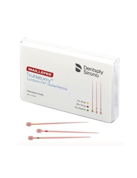 Puntas Gutapercha TruNatomy Conform Fit Caja 60 uds Maillefer