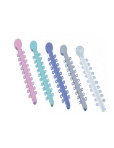 Ligaduras Elásticas Módulos Ø1,3mm Caja 600 piezas Leone