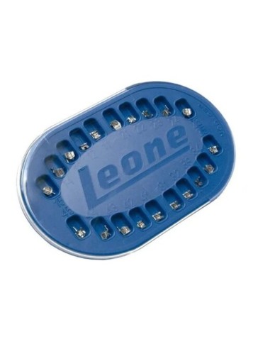 Kit Brackets Metálicos Risketts Mini Diagonali .018" 20u Leone