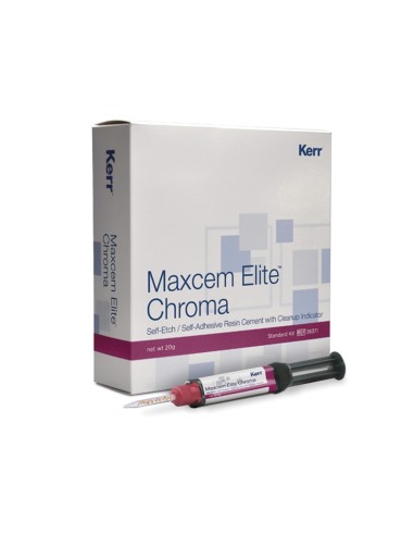 Maxcem Elite Chroma Standard Kit Cemento Resina 4 Jeringas 5gr Kerr Hawe
