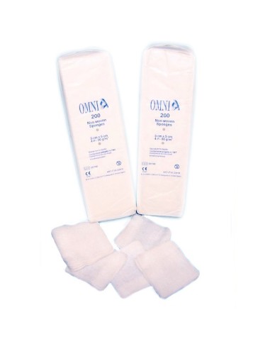 Gasas Tejido sin tejer No Estériles 5x5cm 200u.