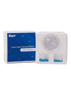 Matrices Seccionales Adapt Azules Curva Aumentada Grosor 0,05 mm Kerr Hawe 2