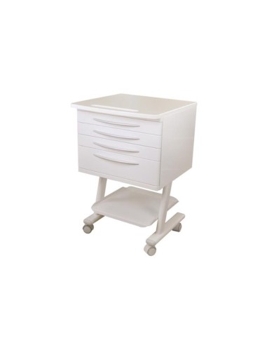 Carrito Móvil RC4 con 4 Cajones, Encimera y Estante