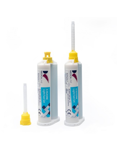 mPrecision A-Silicone Light Fast Set Silicona de Adición 2x50ml Medicaline