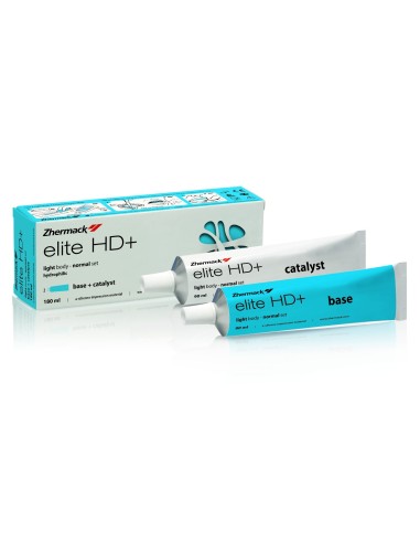Elite HD+ Light Body Fast Set Silicona Adición 2 Tubos 90ml Zhermack