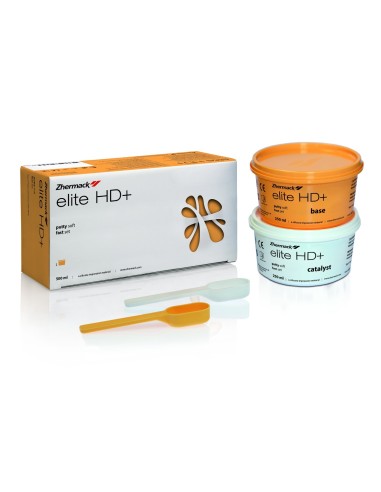 Silicona Elite HD+ Putty Soft Fast 2x250 ml de Zhermack