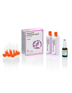 Gingifast CAD Silicona Adición Escaneable Rígida o Elástica 2 cartuchos 50ml Zhermack