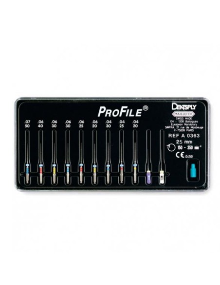 Limas Profile Secuencia Base 25 mm 12 uds Maillefer