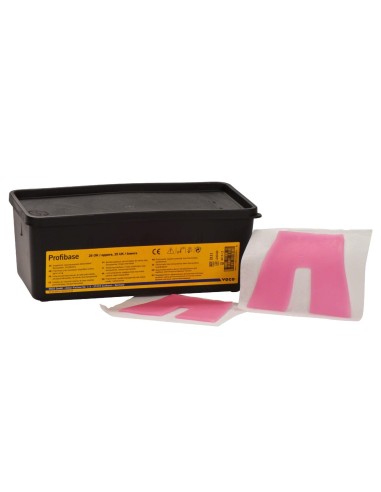 Profibase Plancha Base Fotopolimerizable Kit Maxilar Superior e Inferior Rosa 50 uds VOCO