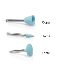 OptraGloss Pulidor HP Azul Claro, Cerámica y Composite, Reposición 10 uds Ivoclar Vivadent