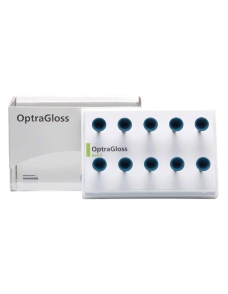 OptraGloss Pulidor Copa Prepulido PP Azul Oscuro, Reposición 10 uds Ivoclar Vivadent