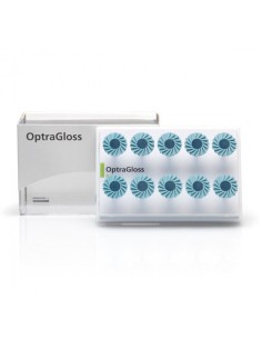 OptraGloss Pulidor Rueda Espiral Alto Brillo HP Azul Claro, Universal, Reposición 10 uds Ivoclar Vivadent 2