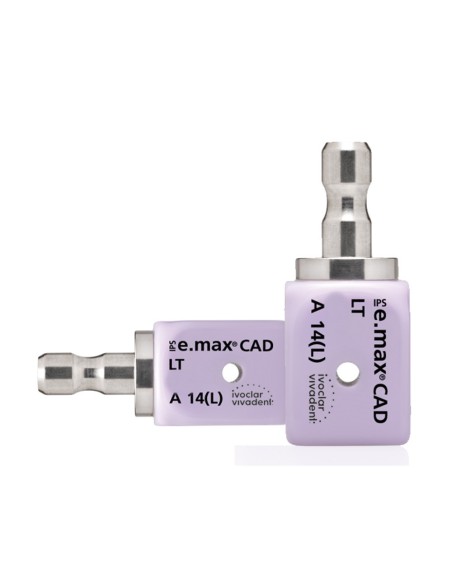 Bloques Resina IPS E. Max CAD Cerec/Inlab Tipo LT Tamaño A14L Caja 5 uds Ivoclar