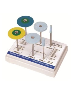 Kit de Pulido y Acabado en 3 Pasos Zirconio 6 piezas Mestra