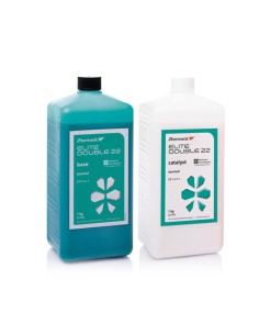 Elite Double 22 Normal Silicona de Adición, Duplicado, Botella 1kg+1kg Zhermack