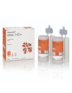 Elite HD+ Tray Material Maxi Fast Set Silicona Adición 2 Cartuchos 380ml Zhermack