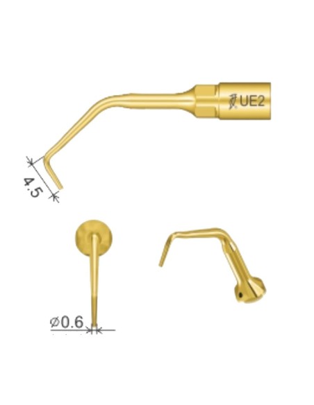 Punta Cirugía UE2, Woodpecker, Endo Ultrasonidos, para Mectron, UltraSurgery, Surgic Touch