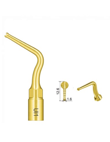 Punta Cirugía UI1, Woodpecker, Implantes, Ultrasonidos, para Mectron, UltraSurgery, Surgic Touch