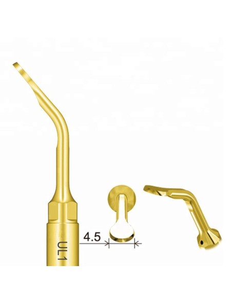 Punta Cirugía UL1, Woodpecker, Elevación, Ultrasonidos, para Mectron, UltraSurgery, Surgic Touch