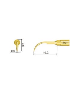 Punta Cirugía UP1, Woodpecker, Periodoncia, Ultrasonidos, para Mectron, UltraSurgery, Surgic Touch