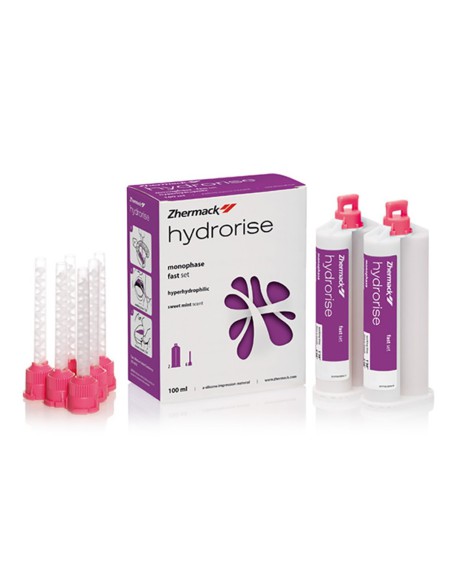 Hydrorise Monophase Fast Set  2 cartuchos 50ml + 6 puntas Zhermack