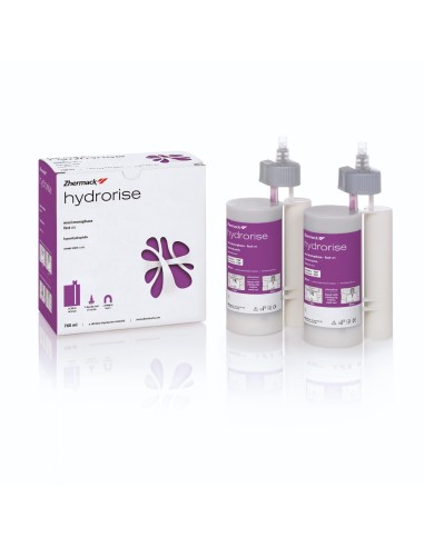 Hydrorise Maxi Monophase Fast Set Silicona Adición 2 cartuchos 380 ml Zhermack